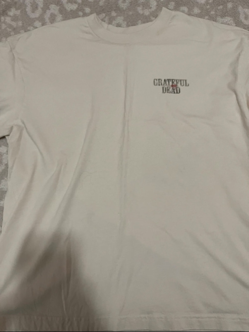 American Eagle Outfitters Grateful Dead Cream Short‑Sleeve Tee